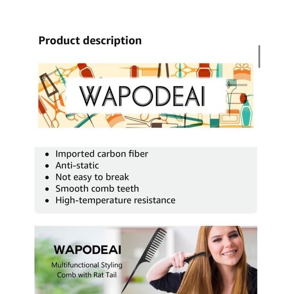 ✨2/$25✨ Wide Tooth Comb - Picture 10 of 12